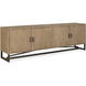 Sierra 79 inch Brown Media Unit